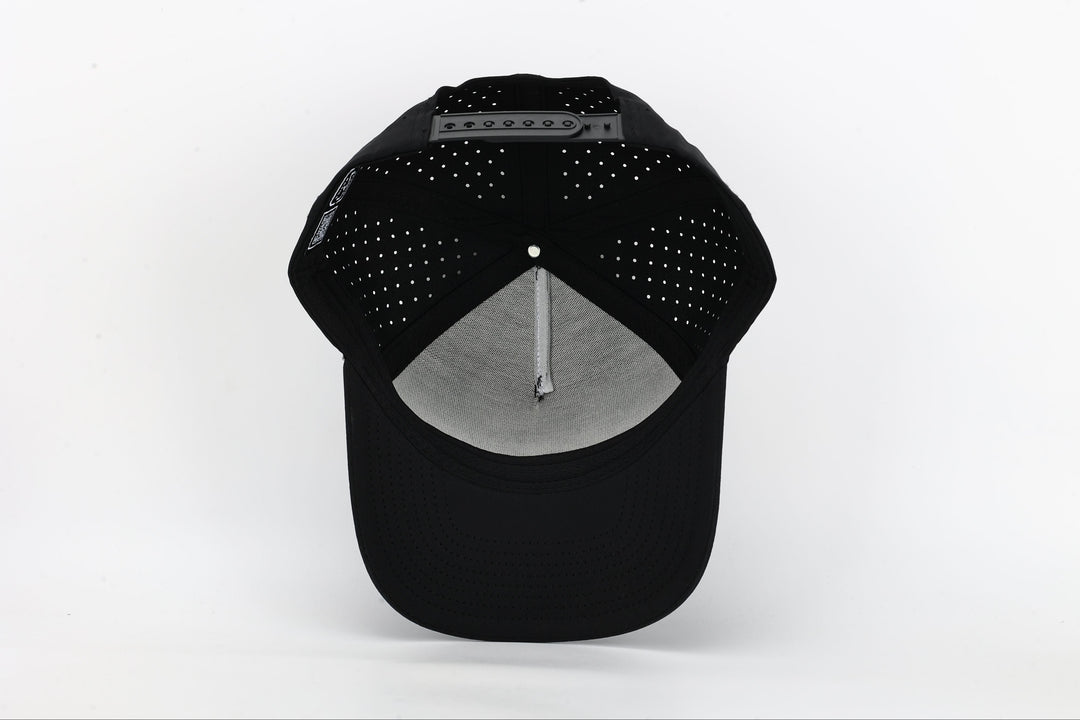 5-Panel Performance Hat - Black