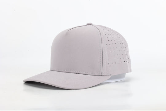 5-Panel Performance Hat - Light Gray