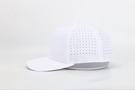 5-Panel Performance Hat - White