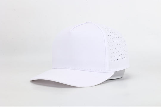 5-Panel Performance Hat - White