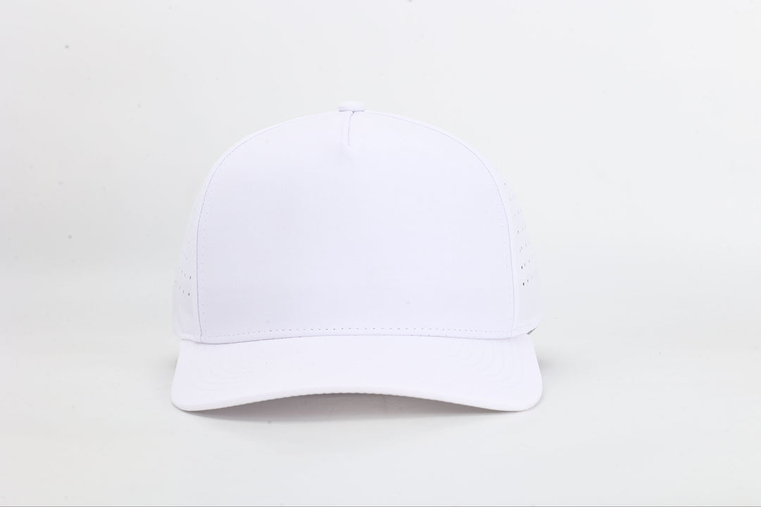 5-Panel Performance Hat - White