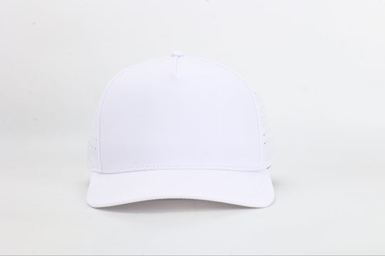 5-Panel Performance Hat - White