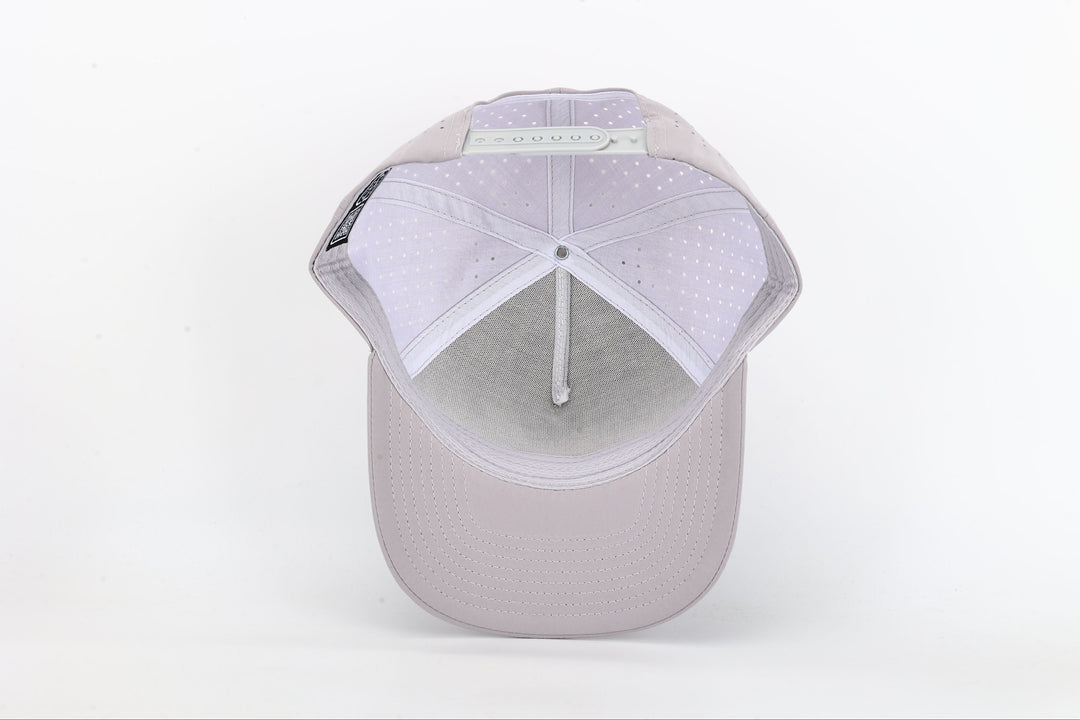 5-Panel Performance Hat - Light Gray