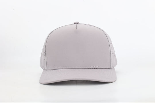 5-Panel Performance Hat - Light Gray