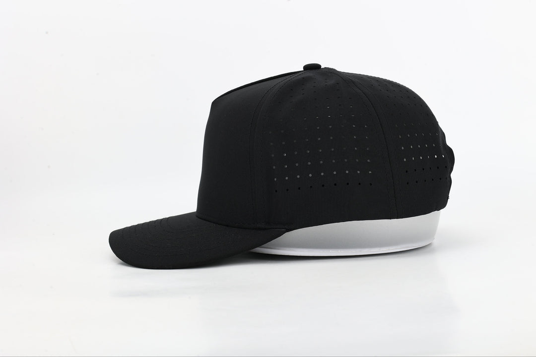5-Panel Performance Hat - Black