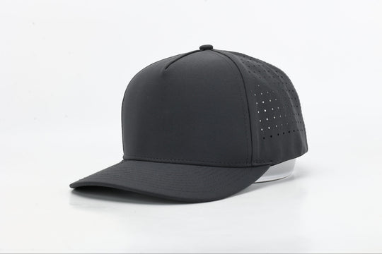 5-Panel Performance Hat - Charcoal