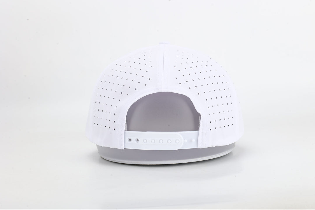 5-Panel Performance Hat - White