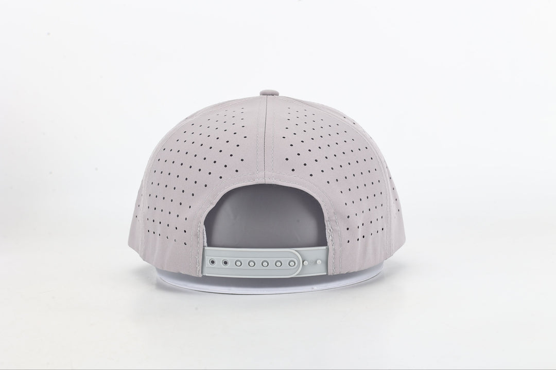 5-Panel Performance Hat - Light Gray